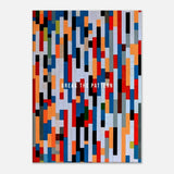 Break the Pattern Motivational Canvas Wall Art, Inspirational Quote Decor, Thick Frame Artwork for Home or Office - Hustle and Soul