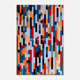 Break the Pattern Motivational Canvas Wall Art, Inspirational Quote Decor, Thick Frame Artwork for Home or Office - Hustle and Soul