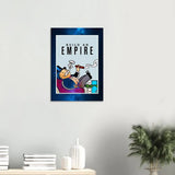 Build an Empire Motivational Canvas Wall Art, Inspirational Quote Decor, Thick Frame Artwork - Hustle and Soul