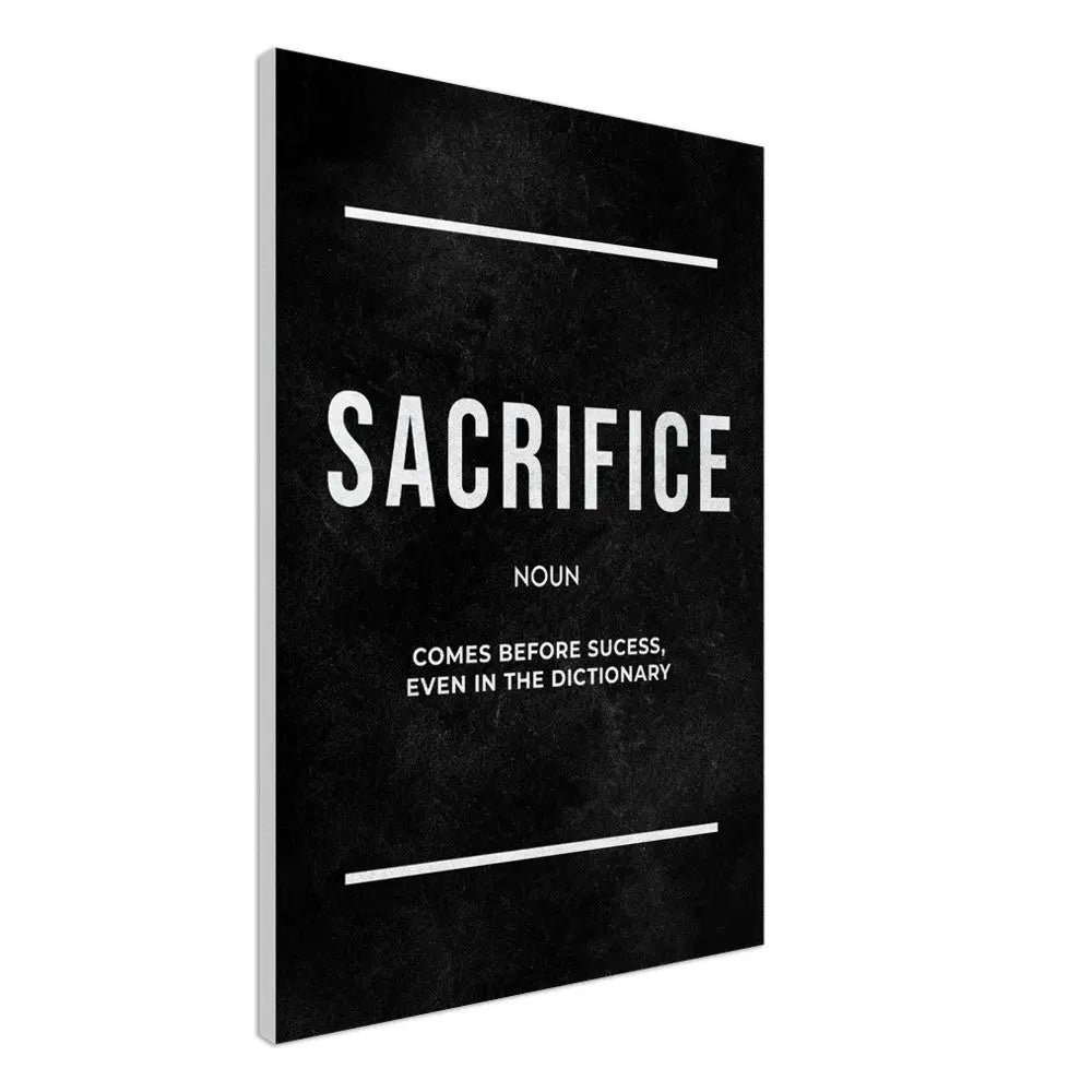 Execution Motivational Canvas Wall Art, Inspirational Quote Decor, Modern Wall Art for Home or Office, Perfect Gift for Goal - Setters - Hustle and Soul