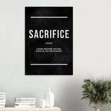 Execution Motivational Canvas Wall Art, Inspirational Quote Decor, Modern Wall Art for Home or Office, Perfect Gift for Goal - Setters - Hustle and Soul