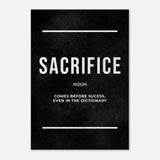 Execution Motivational Canvas Wall Art, Inspirational Quote Decor, Modern Wall Art for Home or Office, Perfect Gift for Goal - Setters - Hustle and Soul