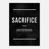 Execution Motivational Canvas Wall Art, Inspirational Quote Decor, Modern Wall Art for Home or Office, Perfect Gift for Goal - Setters - Hustle and Soul