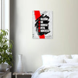 Focus Motivational Canvas Wall Art, Inspirational Quote Decor, Acronym Art: Follow One Course Until Success - Hustle and Soul