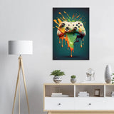 Gaming Graffiti Wall Art, Game Controller Canvas Print, Urban Street Art Decor for Gamers - Hustle and Soul