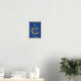 Golden State Warriors Poster, Chase Center Matte Paper Wooden Framed Poster, Ready - to - Hang NBA Wall Art - Hustle and Soul