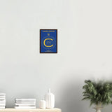 Golden State Warriors Poster, Chase Center Matte Paper Wooden Framed Poster, Ready - to - Hang NBA Wall Art - Hustle and Soul