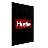 Hustle Motivational Canvas Wall Art, Inspirational Quote Decor, Thick Frame Artwork - Hustle and Soul