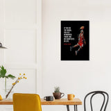 If You Do the Work, You Get Rewarded Motivational Canvas Wall Art, Michael Jordan Quote Decor - Hustle and Soul