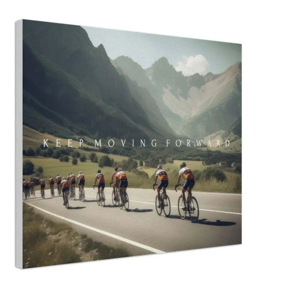 Keep Moving Forwards Motivational Canvas Print, Inspirational Wall Art for Home or Office, Positive Mindset Quote, Ready - to - Hang - Hustle and Soul