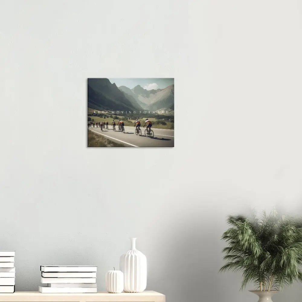 Keep Moving Forwards Motivational Canvas Print, Inspirational Wall Art for Home or Office, Positive Mindset Quote, Ready - to - Hang - Hustle and Soul