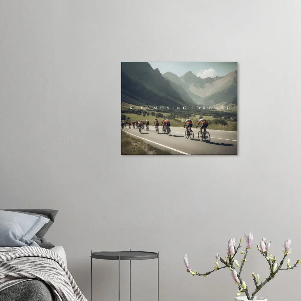 Keep Moving Forwards Motivational Canvas Print, Inspirational Wall Art for Home or Office, Positive Mindset Quote, Ready - to - Hang - Hustle and Soul