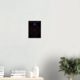 Los Angeles Clippers Poster, Staples Center Matte Paper Wooden Framed Poster, Ready - to - Hang NBA Wall Art - Hustle and Soul