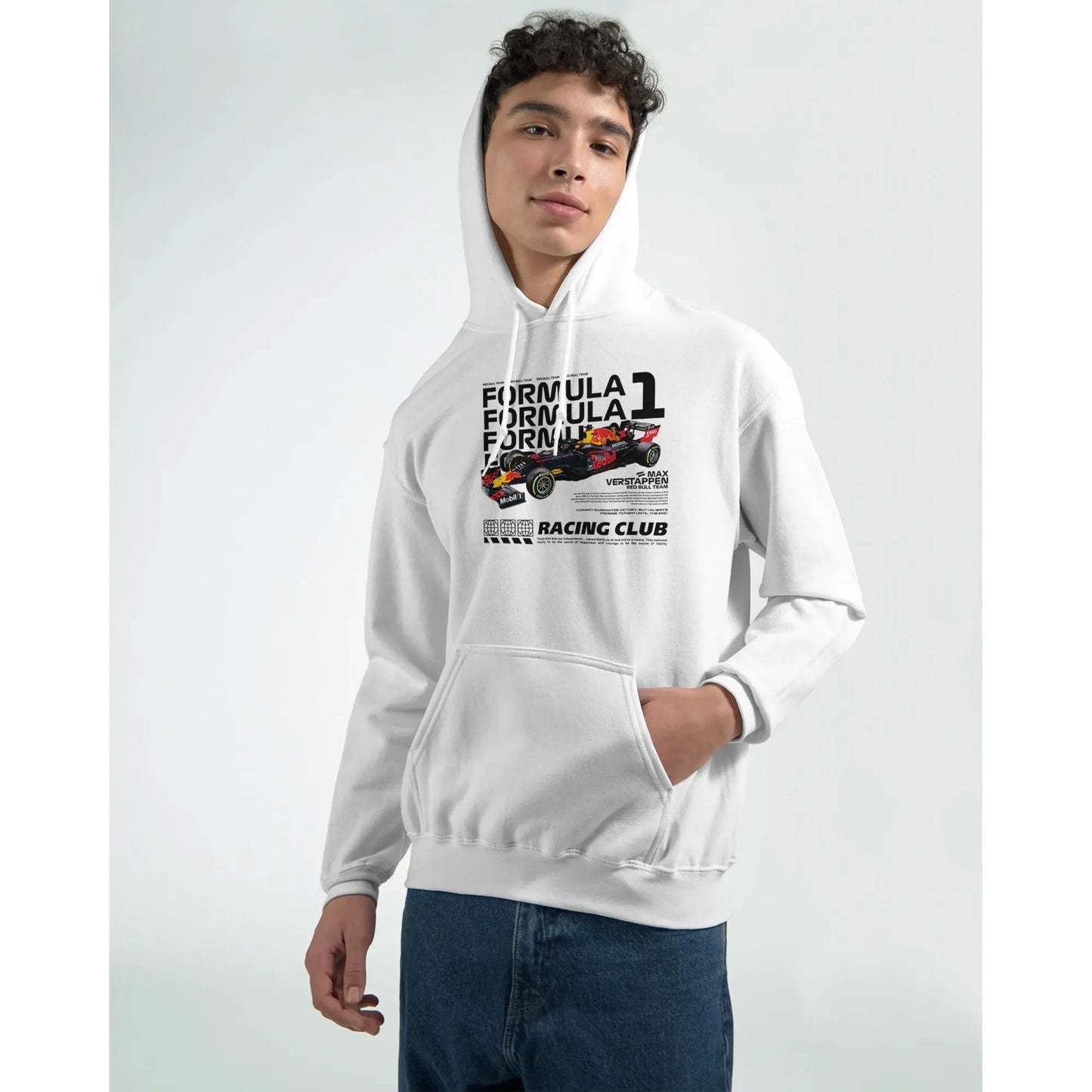 Max Verstappen Unisex Hoodie | Red Bull Racing Hoodie | Formula 1 Hoodie | F1 Merch | Verstappen F1 Car | Gift for F1 Fan - Hustle and Soul