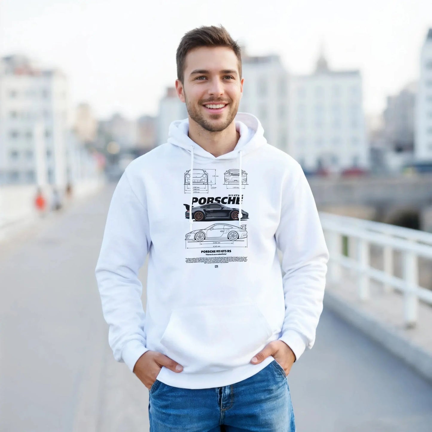 No Substitute Porsche Hoodie | Porsche 911 GT3 Hoodie | Car Lover Gift | Motorsport Apparel | Racing Jumper | Automotive Hoodie - Hustle and Soul