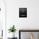 Patience Motivational Canvas Wall Art, Inspirational Quote Decor, Definition Art Print - Hustle and Soul