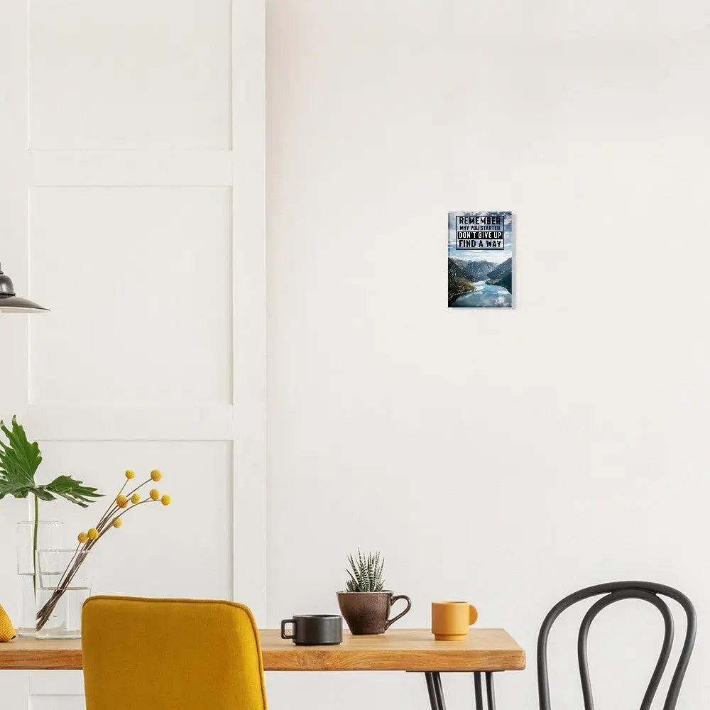 Remember Why You Started Motivational Canvas Wall Art, Inspirational Quote Decor, Definition Art Print - Hustle and Soul